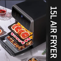 HKM-104595 10L PANERKA Air Fryer with Viewing Window, 1350W Non-Fryer Kitchen Appliance for Household and Commercial Use