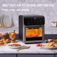 HKM-104595 10L PANERKA Air Fryer with Viewing Window, 1350W Non-Fryer Kitchen Appliance for Household and Commercial Use