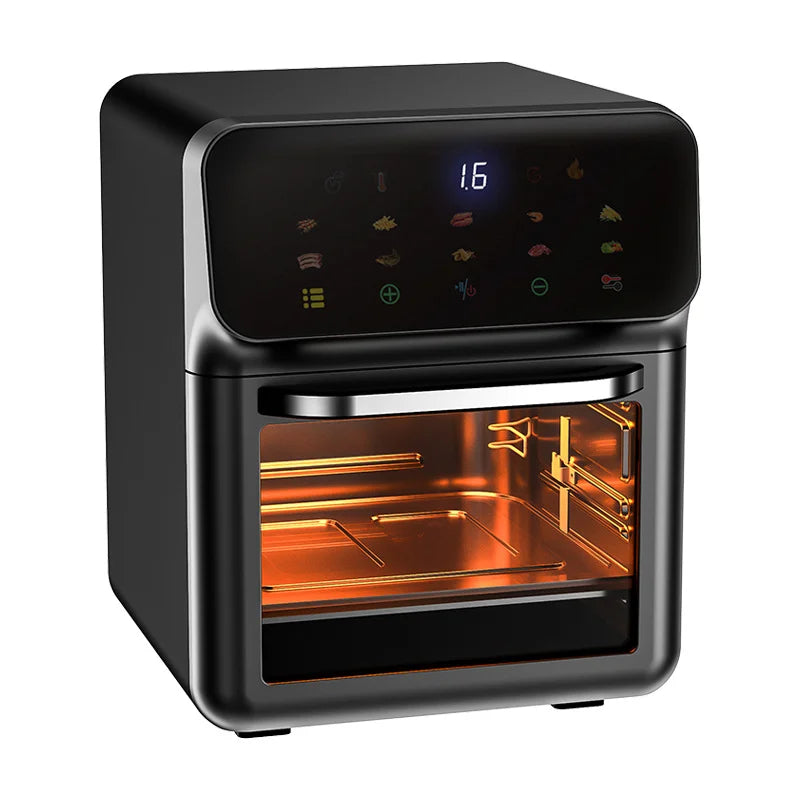 HKM-104595 10L PANERKA Air Fryer with Viewing Window, 1350W Non-Fryer Kitchen Appliance for Household and Commercial Use