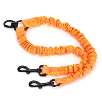 HKM-1047613 Reflective Double Head Strap Dog Leash - Versatile Design for Two Dogs, Various Colors