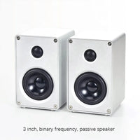 HKM-104851 Compact 3-Inch Desktop Speaker System with Two-Way Passive Stereo Sound