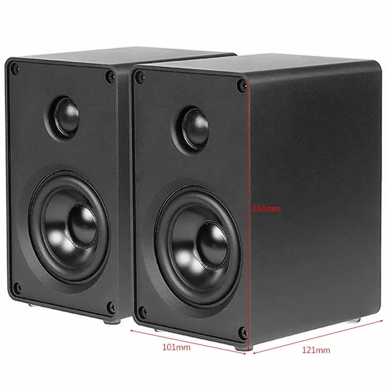 HKM-104851 Compact 3-Inch Desktop Speaker System with Two-Way Passive Stereo Sound
