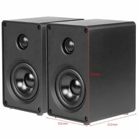HKM-104851 Compact 3-Inch Desktop Speaker System with Two-Way Passive Stereo Sound