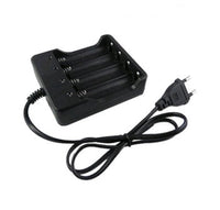 HKM-104915 4-Slot 18650 Lithium Battery Charger for 3.7V/4.2V with Strong Light Function