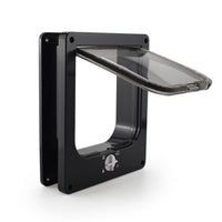 HKM-1049277 Interior Cat and Dog Door with Rotary Lock and Magnetic Closure - Weatherproof, Multiple Sizes Available