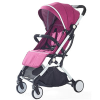 HKM-105043 Compact Lightweight Folding Stroller for Travel - Easy to Use Baby Pushchair Pram with Toddler Safety Features
