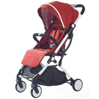 HKM-105043 Compact Lightweight Folding Stroller for Travel - Easy to Use Baby Pushchair Pram with Toddler Safety Features