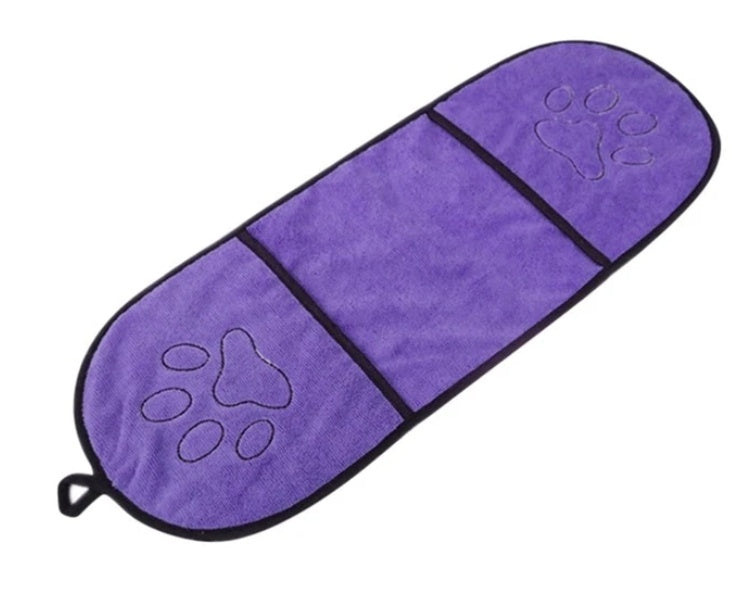HKM-1051453 Super Absorbent Polyester Dog Bath Towel - 23x65cm for All Seasons