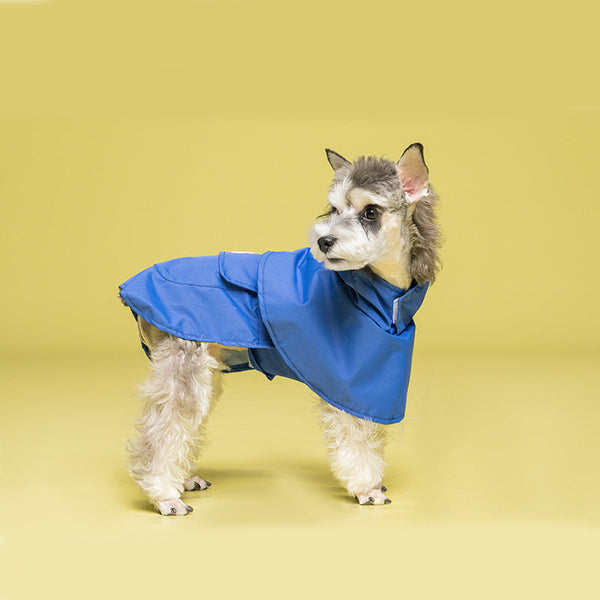 HKM-1051965 Waterproof Pet Dog Cape-style Raincoat Available in Multiple Sizes and Colors