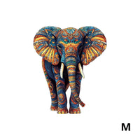 HKM-105299 DIY Unique Shape Wooden Animal A4 Jigsaw Puzzle for Adults with Wooden Pieces