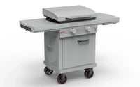HKM-105363 Smart Temperature Control 2 Burner Gas Grill with Side Serving Table