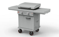 HKM-105363 Smart Temperature Control 2 Burner Gas Grill with Side Serving Table