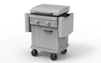 HKM-105363 Smart Temperature Control 2 Burner Gas Grill with Side Serving Table