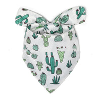 HKM-1056957 Summer Floral Pattern Dog Scarf and Saliva Towel in Various Colors