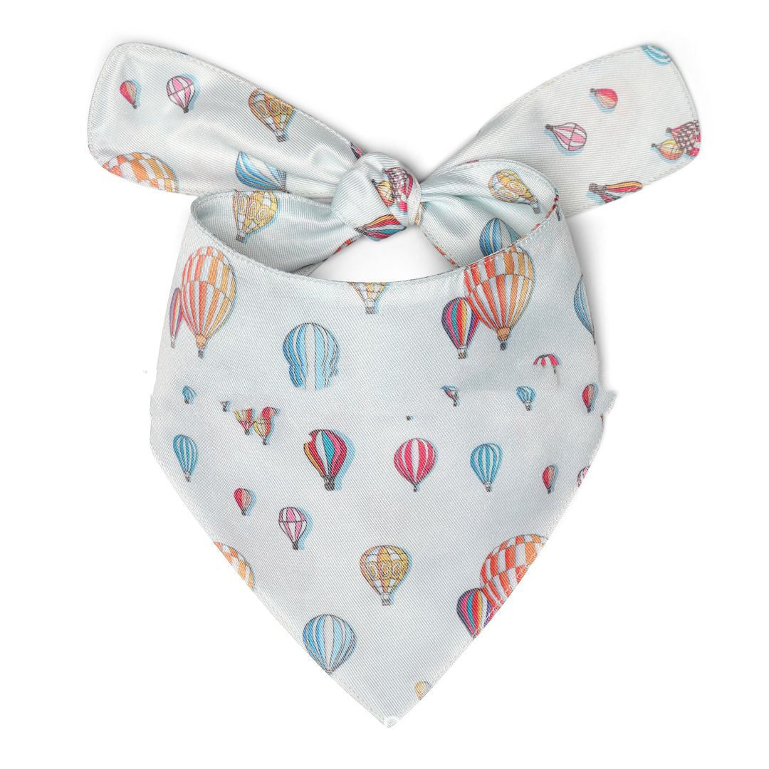 HKM-1056957 Summer Floral Pattern Dog Scarf and Saliva Towel in Various Colors