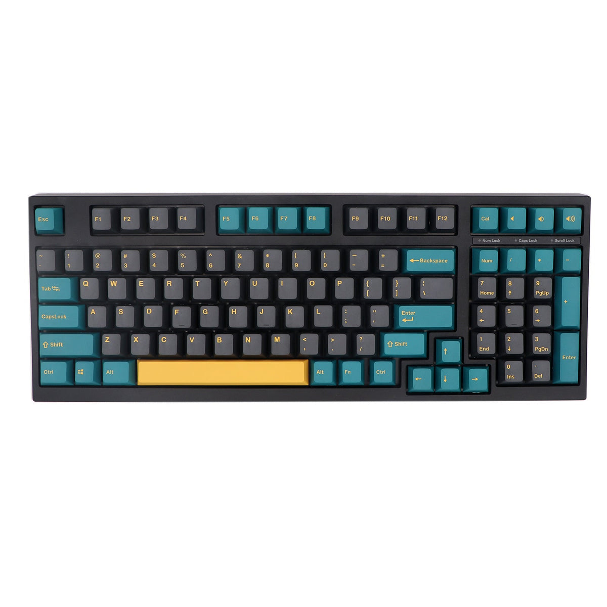 HKM-105875 Mars Green Two-Color PBT Mechanical Keyboard Keycap Set - 126 Keys for Various Configurations