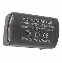 HKM-105875 Universal Car Charger Tester with Round Interface - Input Voltage 90-240V, Output 12V, 500mA, Compact Design