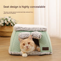 HKM-1059389 Self-Heating Thermal Pet Bed - Cozy Nest for Cats in Various Sizes