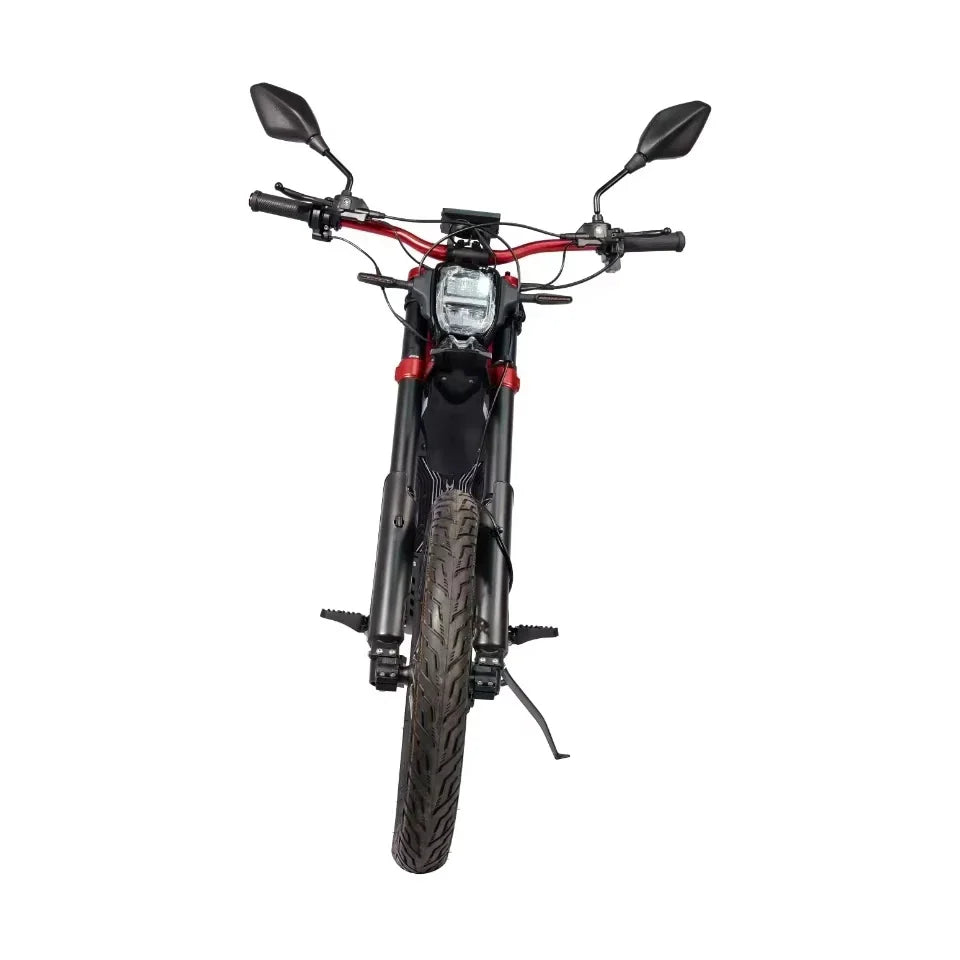 HKM-105939 Long Range 60V 40Ah Electric Off-Road Motorcycle with Dual Hydraulic Suspension and Oil Pressure Disc Brakes