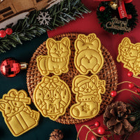 HKM-106131 Christmas Cartoon Dog Cookie Cutter for Festive Baking Fun