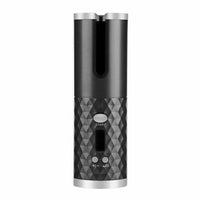 HKM-106131 Cordless Auto Rotating Curling Iron with LCD Display and Ceramic Technology for Effortless Waves