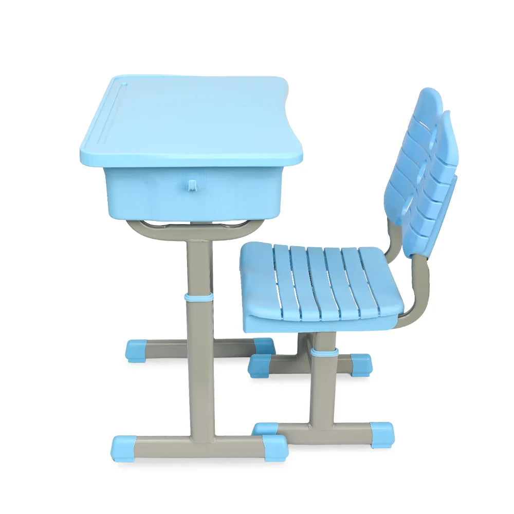 HKM-106131 Modern Metal School Desk and Chair Set for Classroom Use