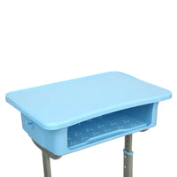 HKM-106131 Modern Metal School Desk and Chair Set for Classroom Use
