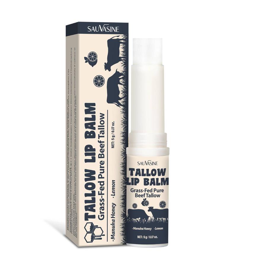 HKM-106387 Nourishing Tallow Lip Balm for All Skin Types - 5g Hydrating Moisturizer