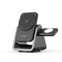 HKM-106387 Three-in-One Magnetic Wireless Fast Charger for Multiple Devices with 20.5W Output