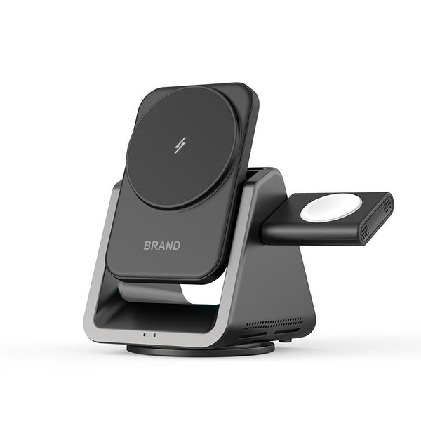 HKM-106387 Three-in-One Magnetic Wireless Fast Charger for Multiple Devices with 20.5W Output