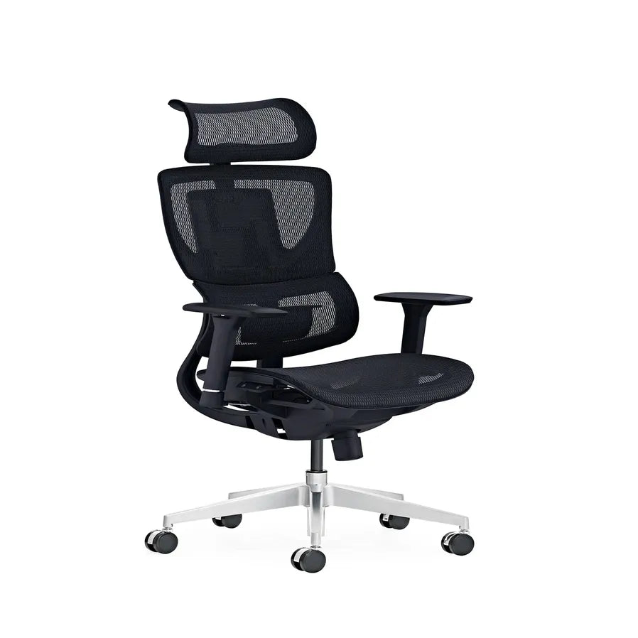HKM-106451 Ergonomic Mesh Office Chair with High Back Support and Adjustable 3D Headrest