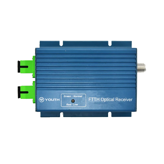 HKM-106515 Mini Optical Receiver HZY-0303AWD with WDM, Active Receiver in Metal Housing