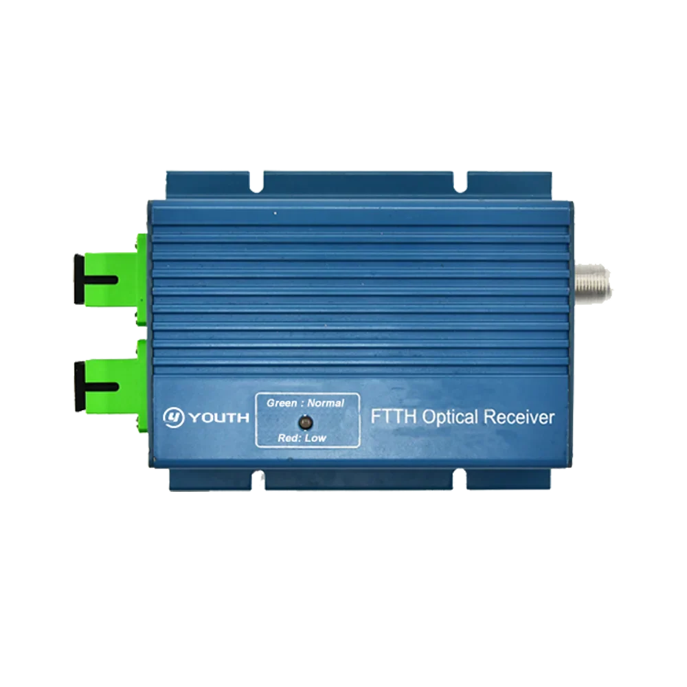 HKM-106515 Mini Optical Receiver HZY-0303AWD with WDM, Active Receiver in Metal Housing