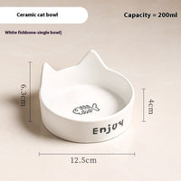 HKM-1065277 2-in-1 Cat Bowl Set with Wooden Frame ¨C Dual Feeding Design for Cats, Various Colors Available