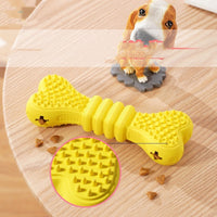 HKM-106643 Large Rubber Chewing Toy for Boredom Relief - 170mm x 60mm Size, Orange and Yellow