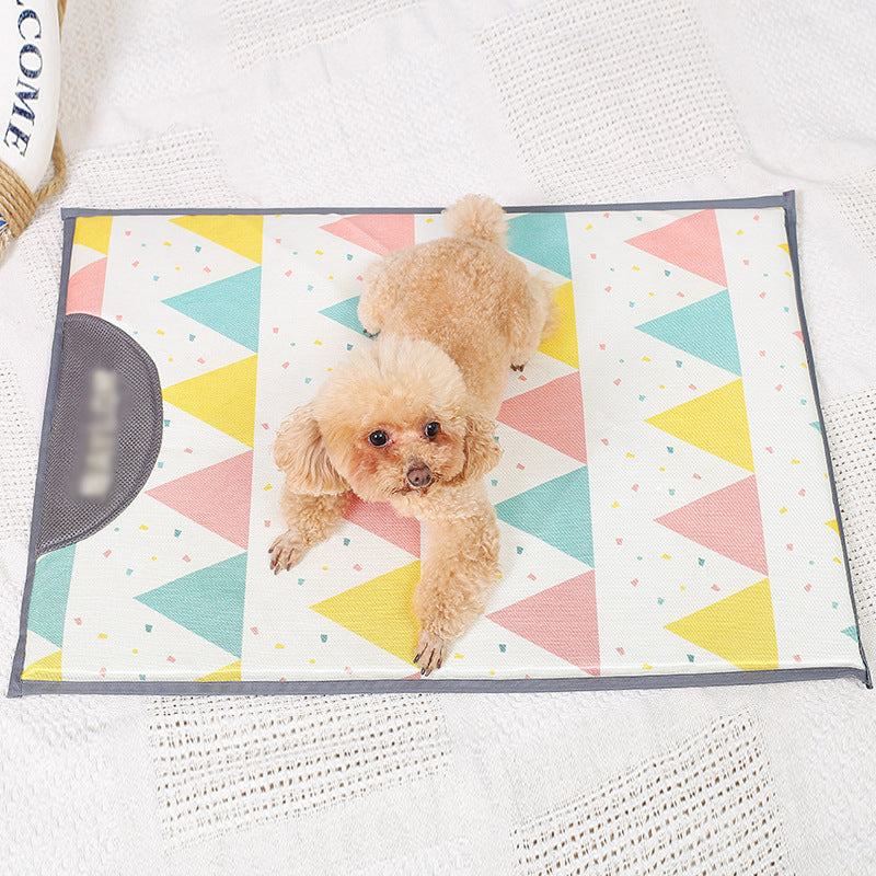 HKM-1066941 Cooling Ice Silk Pet Nest Pad for Cats and Dogs