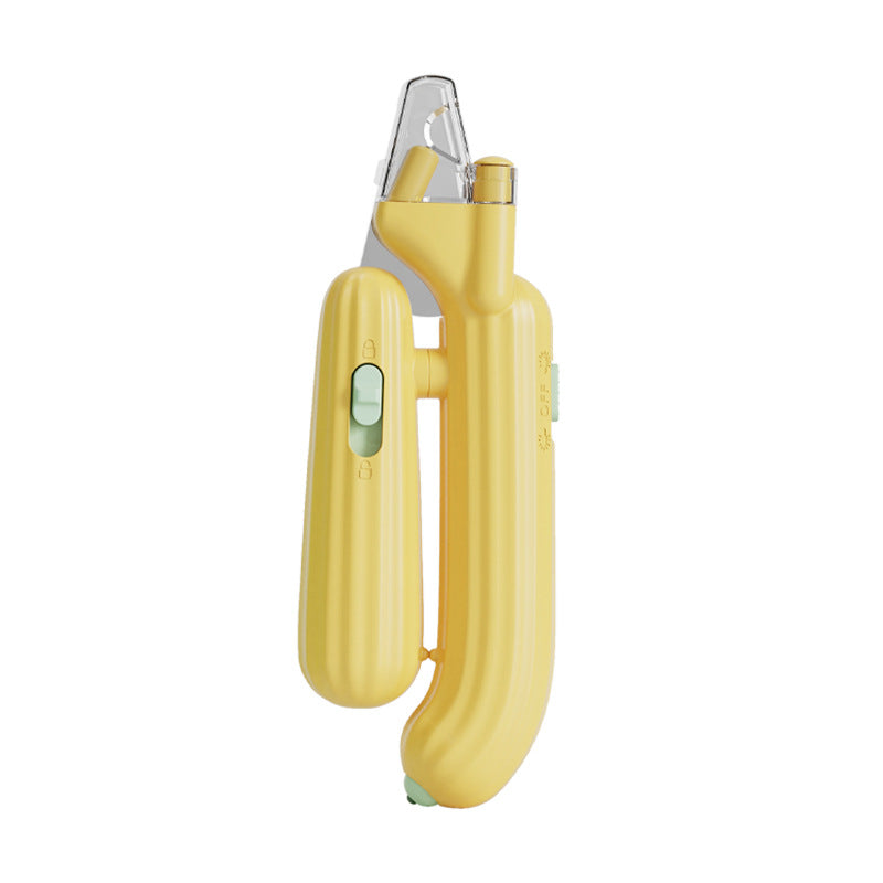 HKM-1068861 LED Multifunctional Pet Nail Clipper with Safety Features for Dogs and Cats