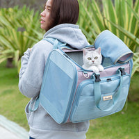 HKM-1069885 Breathable Pet Shoulder Handbag for Dogs and Cats - Various Colors Available