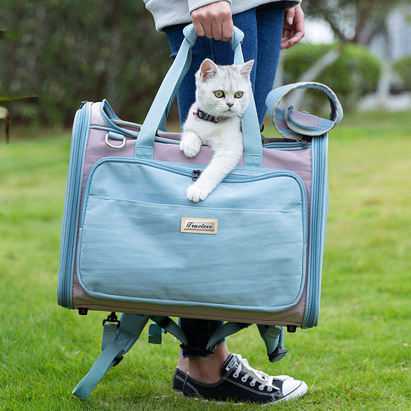 HKM-1069885 Breathable Pet Shoulder Handbag for Dogs and Cats - Various Colors Available