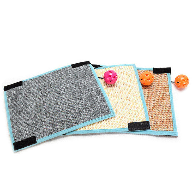 HKM-1071037 Durable Sisal Table Leg Cat Scratch Pad - Wear-Resistant, Available in White and Black Options