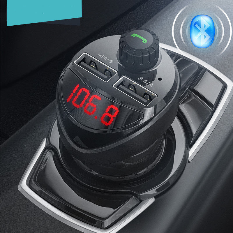HKM-107219 Bluetooth Car MP3 Player with Dual USB Charger and Hands-free Calling