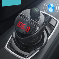 HKM-107219 Bluetooth Car MP3 Player with Dual USB Charger and Hands-free Calling