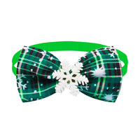 HKM-1073085 Plaid Bow Tie for Dogs and Cats ¨C Adjustable Scarf Accessory for All Seasons