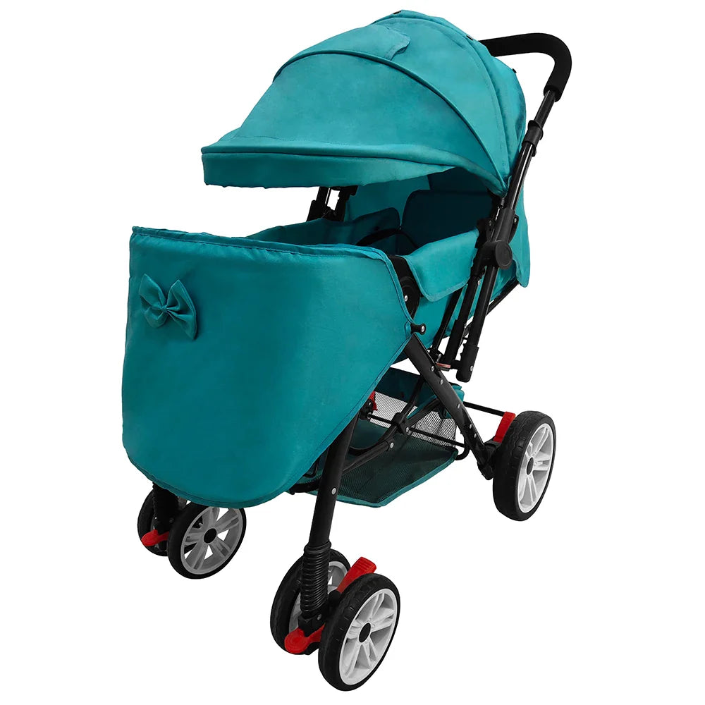 HKM-107347 Reversible Push Umbrella Stroller with Foldable Design and Dinner Plate Attachment