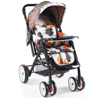 HKM-107347 Reversible Push Umbrella Stroller with Foldable Design and Dinner Plate Attachment