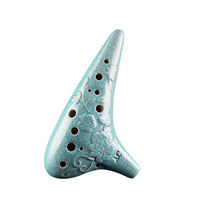 HKM-107411 Beginner-Friendly 12-Hole Ocarina for Learning and Performance