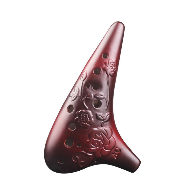 HKM-107411 Beginner-Friendly 12-Hole Ocarina for Learning and Performance