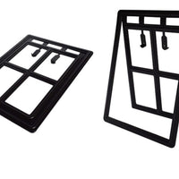 HKM-1074493 Pet Screen Door for Easy Access - Anti-Mosquito Design, Black & White, Sizes S & L