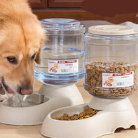 HKM-1074621 Pet Food Dispenser with Food-Grade Plastic, 3.75L Capacity, Easy Assembly and Cleaning