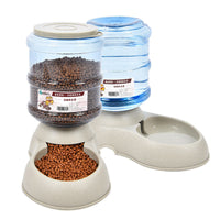 HKM-1074621 Pet Food Dispenser with Food-Grade Plastic, 3.75L Capacity, Easy Assembly and Cleaning